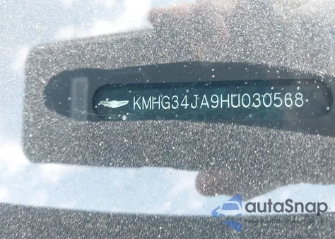 2017 Genesis G90 3.3T Premium z USA, uszkodzony, nr VIN KMHG34JA9HU030568